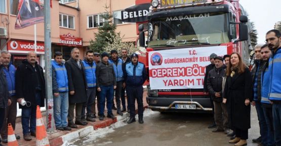 BELEDİYENİN 4. TIRI YOLA ÇIKTI