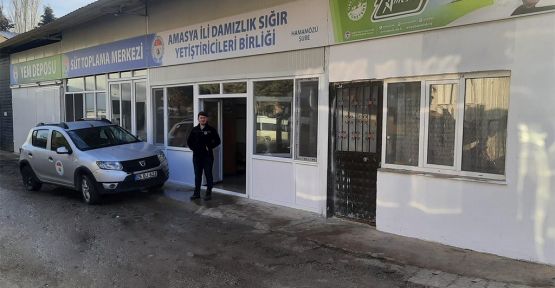 SÜT ALIM MERKEZİ KURULDU