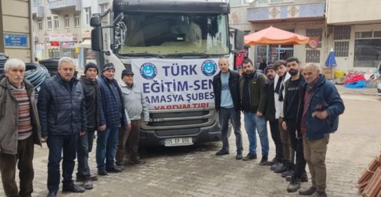 Türk Eğitim Sen Deprem 1 Tır Yakacak Gönderdi